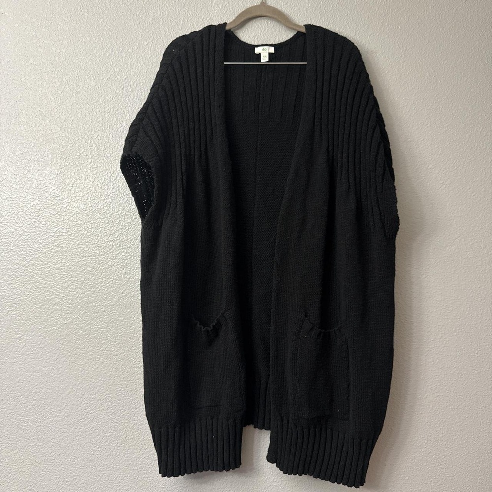 DIP Black Cardigan Shrug with Pockets